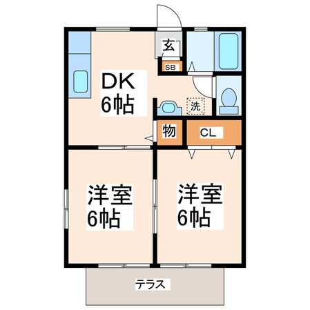 サンシティポニーの物件間取画像